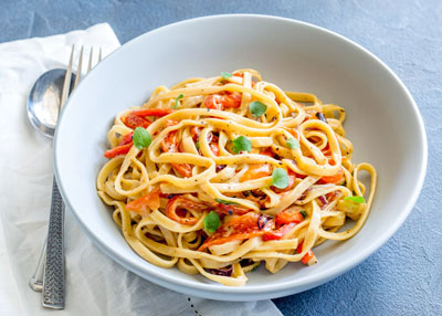 Roasted Red Pepper Pasta