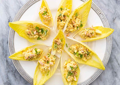 Curried Chicken Salad with Endive