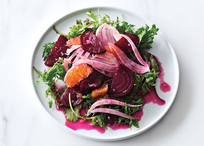 Roasted beet fennel and citrus salad