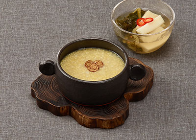 좁쌀죽 윗물