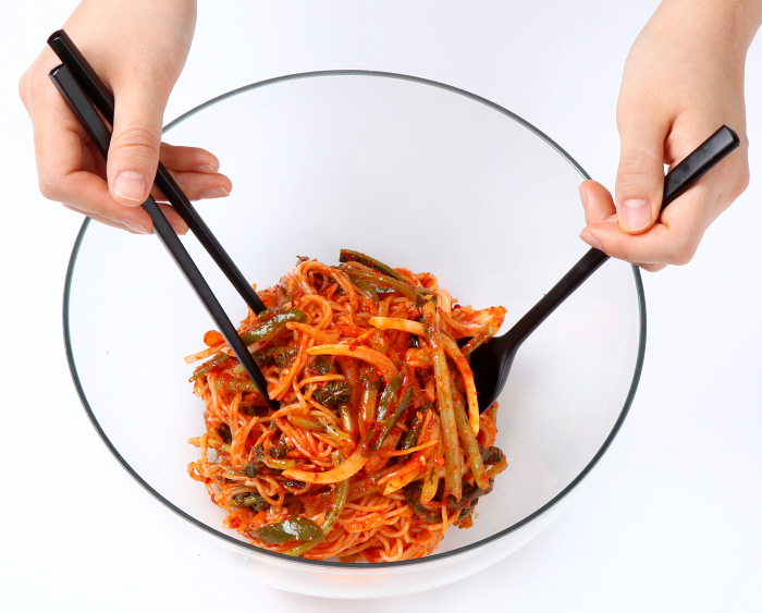복숭아 열무김치 비빔소면 레시피 조리순서 5-1