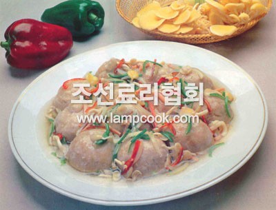 버섯완자찜