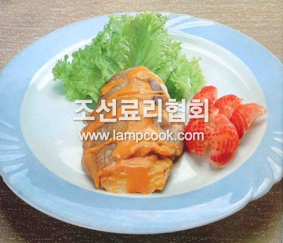 진주닭깨즙무침