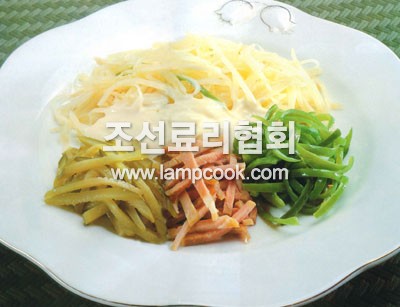 감자고기무침