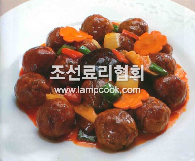 소고기완자볶음