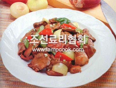돼지염통볶음