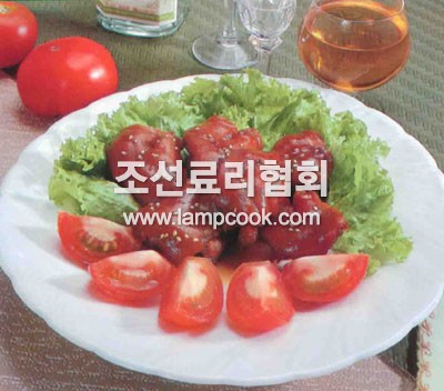 돼지발쪽붉은졸임