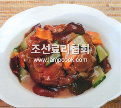양고기버섯찜