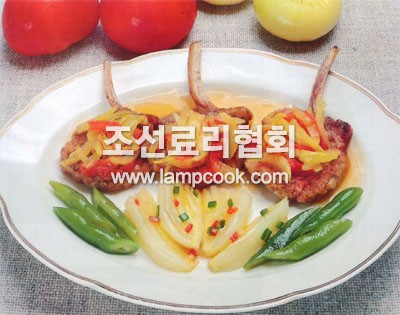 염소갈비편구이