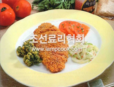 진주닭고기락화생구이