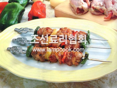 메추리꼬치구이