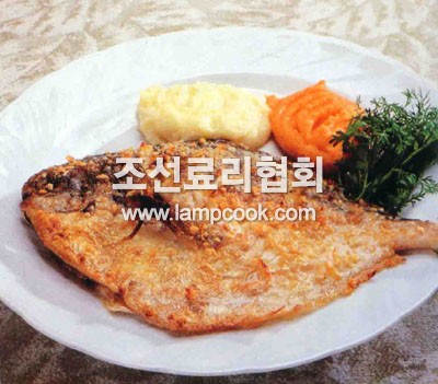 병어호두즙구이