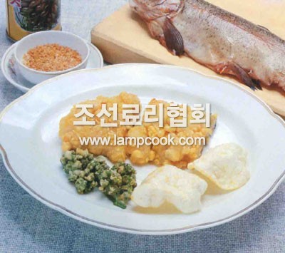 칠색송어잣튀기