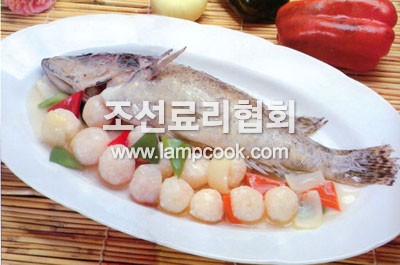 쏘가리새우완자찜