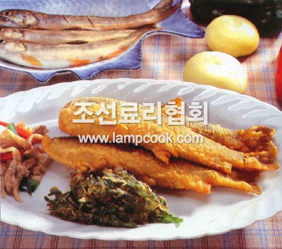 산천어튀기