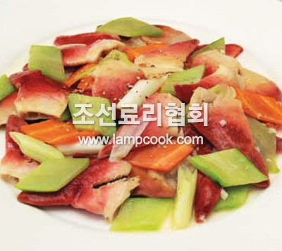 대합조개볶음