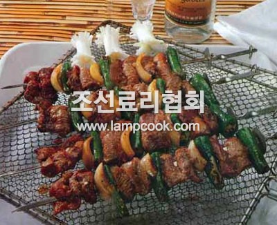 노루고기꼬치구이