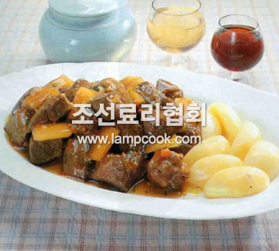 사슴고기무우찜