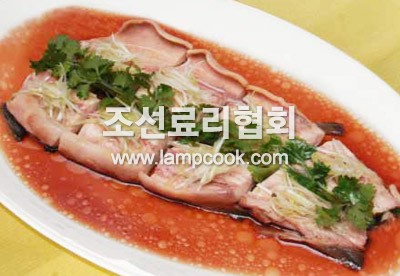 철갑상어간장찜