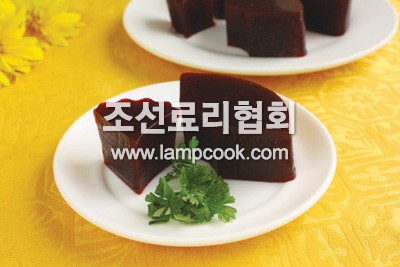들쭉단묵