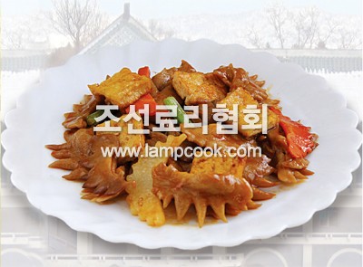 닭변두두부볶음