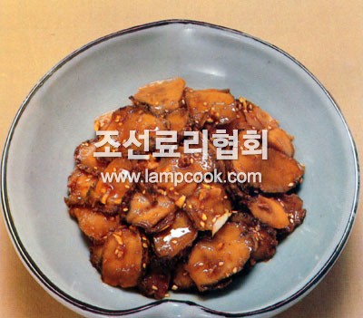 전복장절임