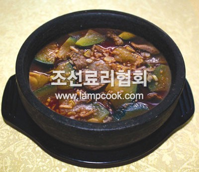 소고기호박지지개