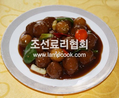 소고기완자무우졸임