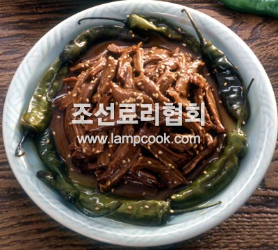소고기풋고추졸임