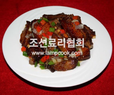 돼지갈비튀기즙