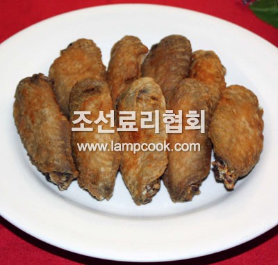 닭날개튀기