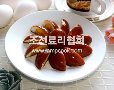 닭알색졸임