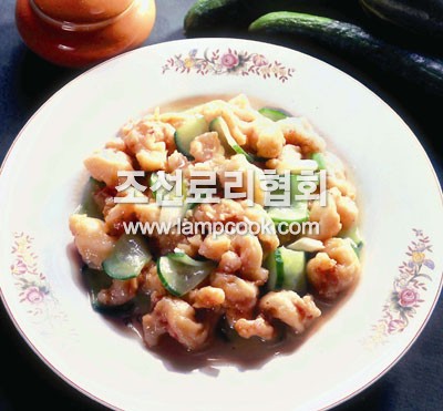 새우오이볶음