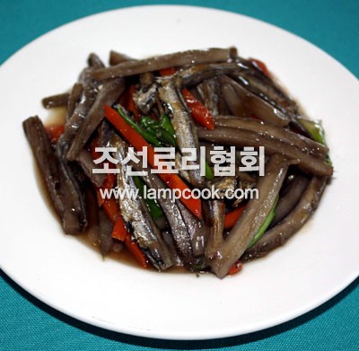 우엉멸치졸임