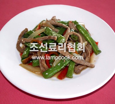 채콩돼지고기볶음