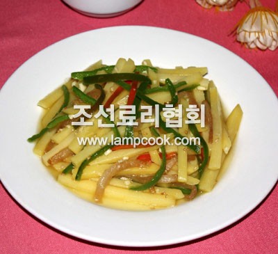 감자풋고추볶음