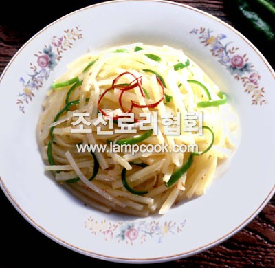 감자나물