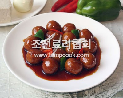 두부완자졸임