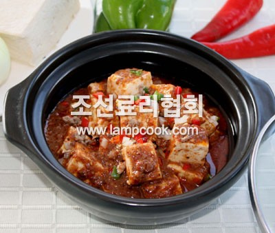 두부장볶음