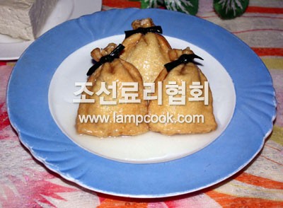 두부주머니찜