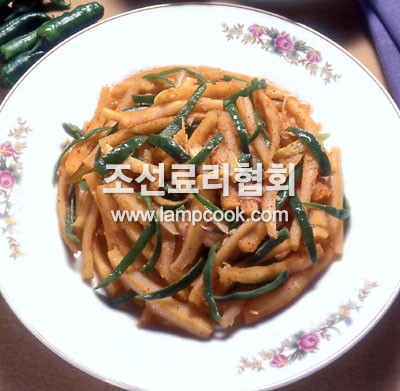 도라지풋고추볶음