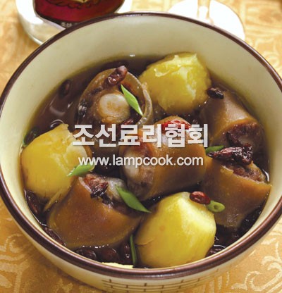 소꼬리구기자청주찜