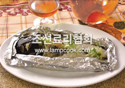 차돌메기은지쌈찜
