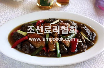 해삼닭고기찜