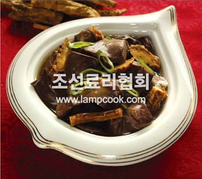 만삼돼지염통찜