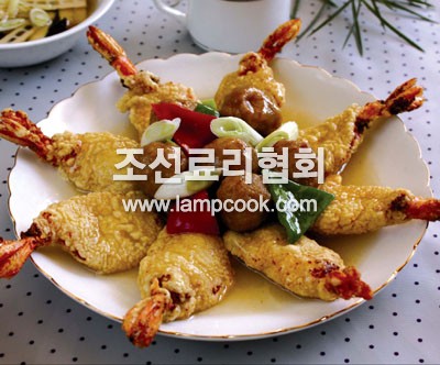 두부완자새우볶음