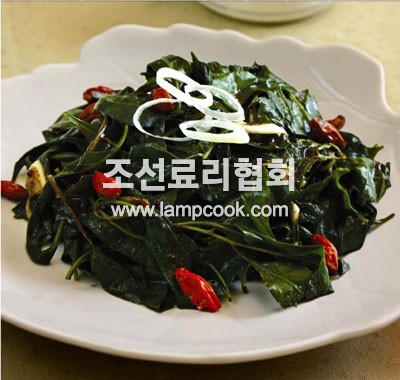 구기자잎볶음