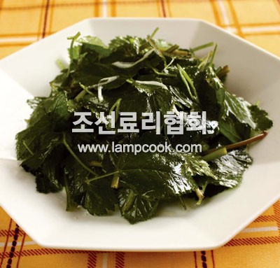 약산미나리생채