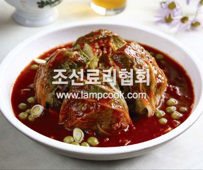 배추도마도양념장찜