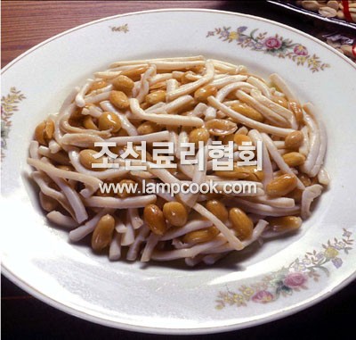 낙지락화생볶음